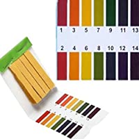 Katigan 3 set 240 Tiras Professional 1-14 pH papel de tornasol tiras de prueba ph cosmeticos agua suelo pH Test Tiras de…